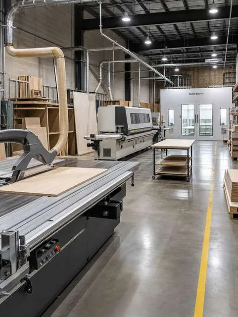 SMB Design & Build in-house joinery workshop Dubai